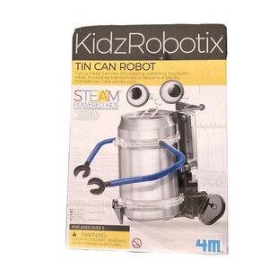 Tin Can Robot Science Fun Mechanics Building Kit New Sealed Kidz Robotix Toy